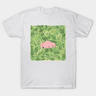 Bison in Leaves T-Shirt